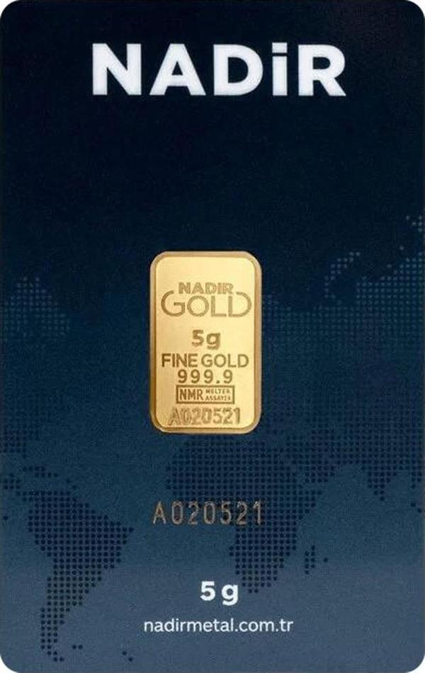 5 gr 24 Ayar 999.9 Milyem NadirGold Gram Altın - Image 1
