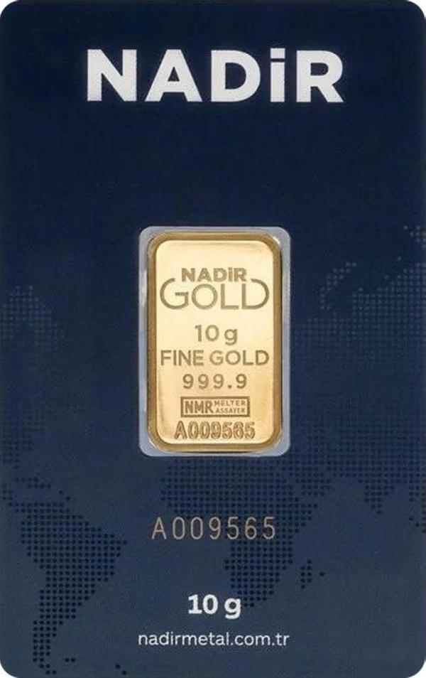 10 gr 24 Ayar 999.9 Milyem NadirGold Gram Altın - Image 1