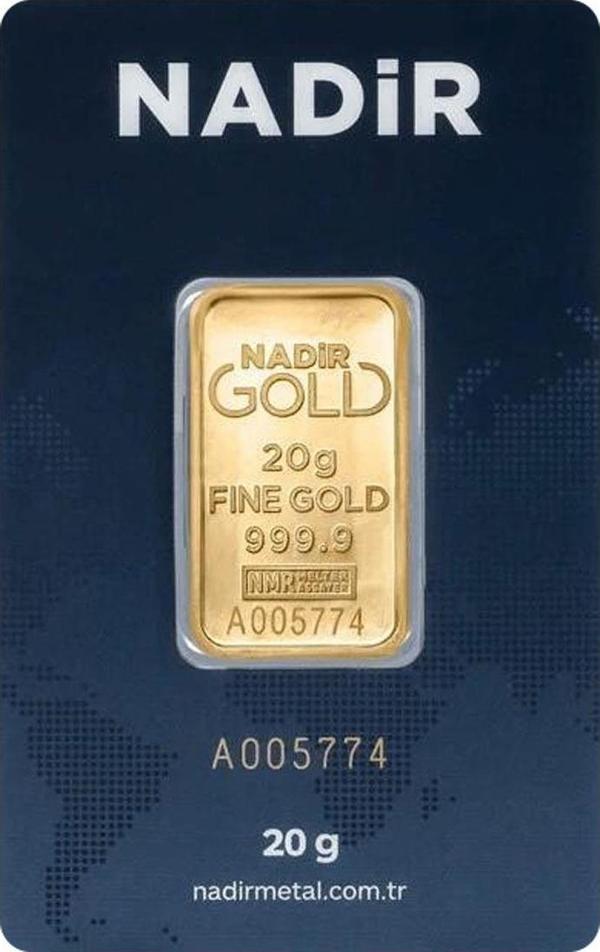 20 gr 24 Ayar 999.9 Milyem NadirGold Gram Altın - Image 1
