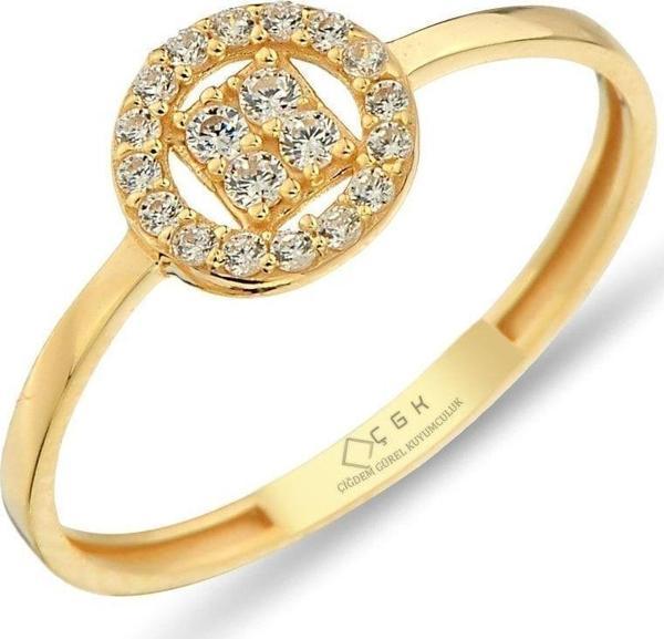 Çgk Çiğdem Gürel Kuyumculuk Çıtır Altın Yüzük Zy0288 - Image 1