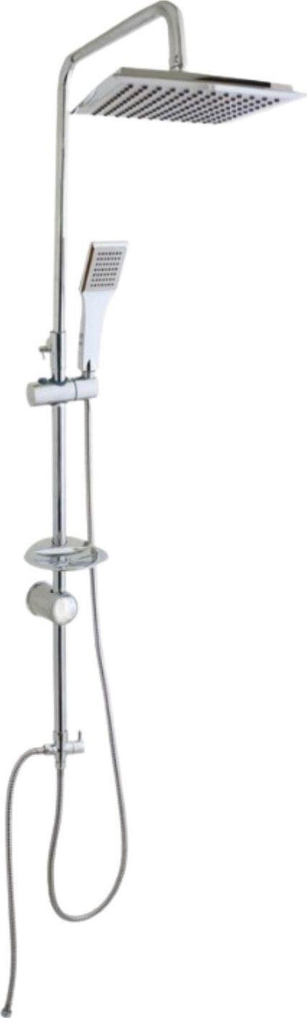 Fleko DS-05 Vektör Krom Rain Duş Sistemi - Image 1