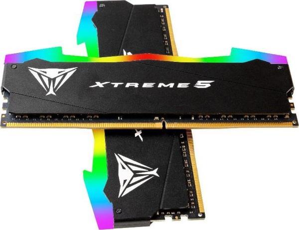 Patriot Viper Xtreme 5 RGB 48GB (2x24GB) DDR5 8000MHz CL38 Gaming Ram (Bellek) (PVXR548G80C38K) - Image 1