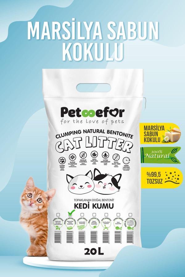  20 Lt Marsilya Sabunlu Kedi Kumu - Image 1