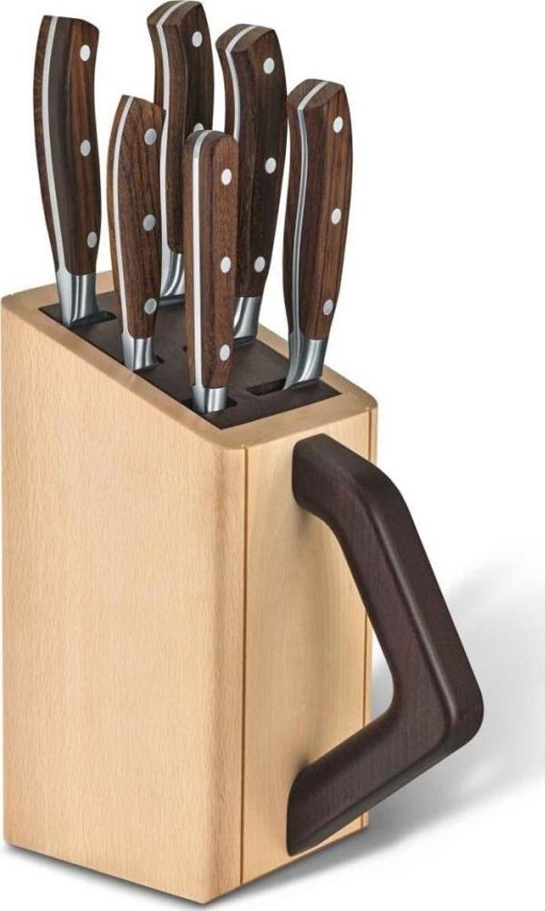 Victorinox 7.7240.6 Grand Maitre 7 Parça Ahşap Blok Set, Akağaç - Image 1