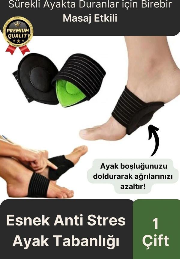 Esnek Yumuşak Çok Ayakta Kalma Yoğun İş Boşluk Destekleyici Anti Stres Ayak Tabanlığı-1 Adet - Image 1