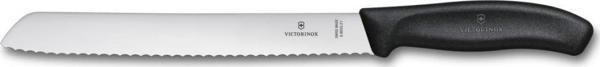 Victorinox 6.8633.21G 21cm Siyah Ekmek Bıçağı, Hediye Kutulu - Image 1
