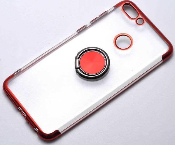 Huawei P Smart Kılıf Zore Gess Kenarları Renkli Yüzük Apartalı - Image 1