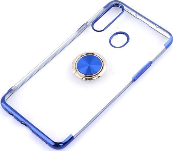 Galaxy A20S Kılıf Zore Gess Kenarları Renkli Yüzük Aparatlı Kılıf - Image 1