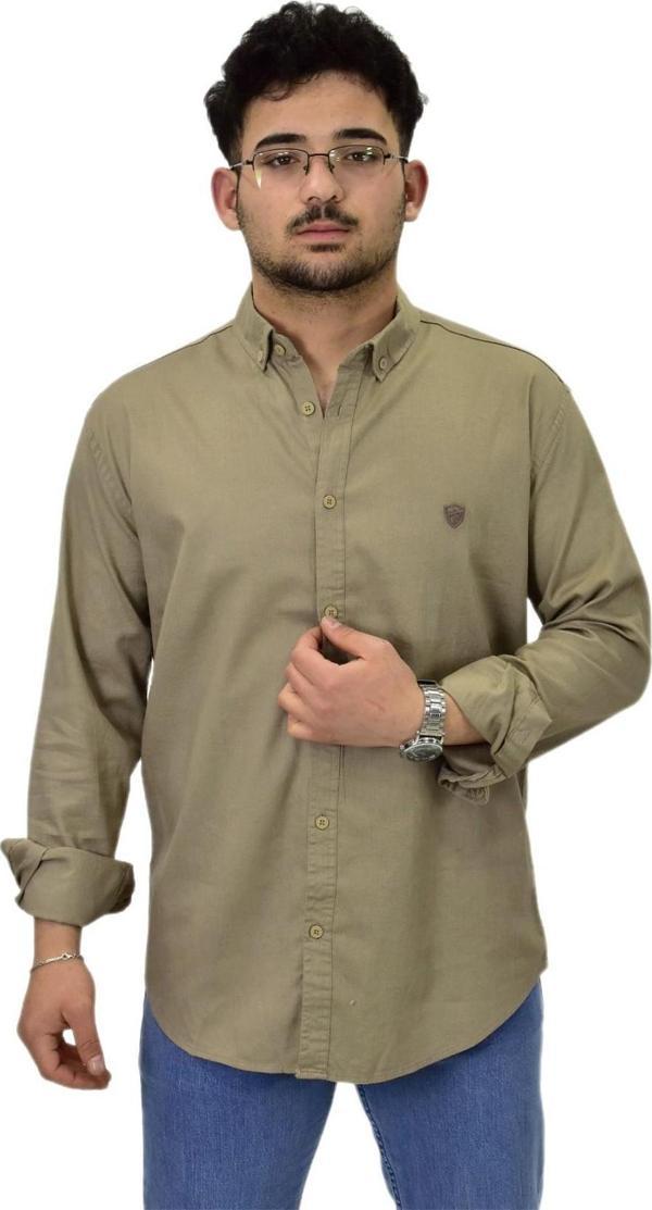 Erkek Büyük Beden Spor Likralı Gömlek BGL-ST04486 - Image 1