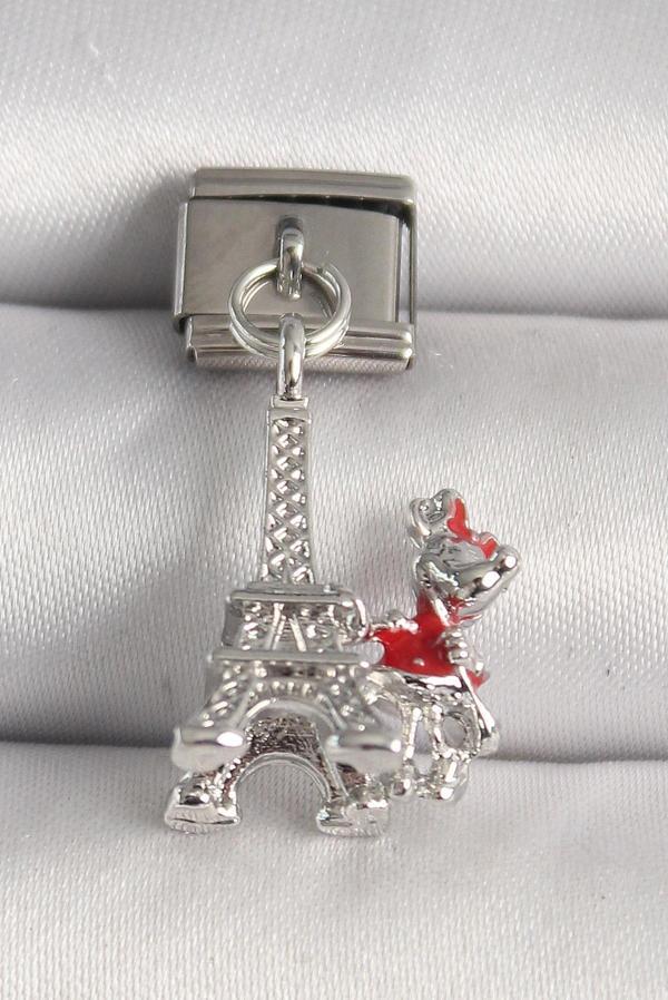 316L Çelik Gümüş Renk Eyfel Kulesi Modeli Nomination Charm SL11205 - Image 1