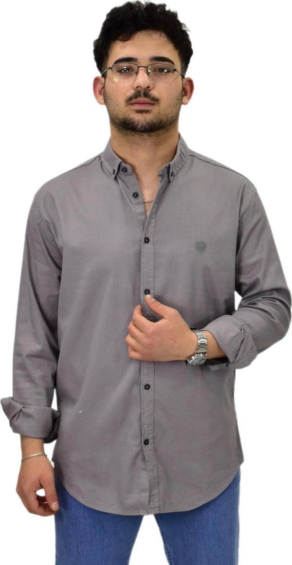 Erkek Büyük Beden Spor Likralı Gömlek BGL-ST04486 - Image 1