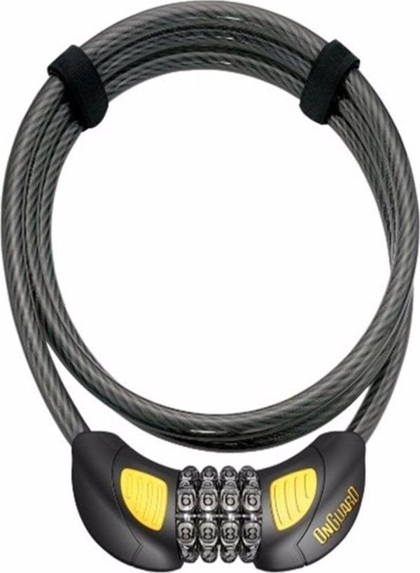 Onguard Terrier Combo 8064 Glo Şifreli Bisiklet Kilidi 185Cmx10Mm - Image 1