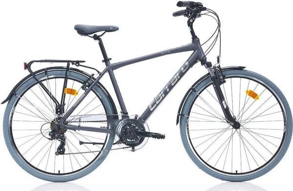 Corelli Carraro Elite 704 28 Jant 48 Cm 21 Vites V-Fren Şehir Bisikleti Gri Krom - Image 1