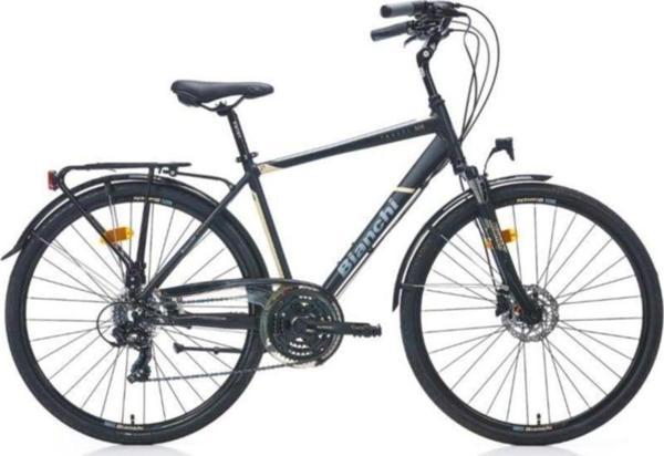 Bianchi Travel 506 Erkek Şehir Bisikleti 520H Hd Fren 28 Jant 21 Vites Mat Siyah-Bej Gri - Image 1