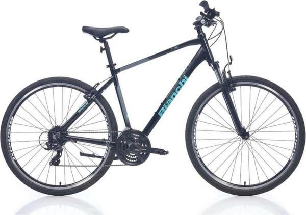 Bianchi Bıanchı T0017Fs Erkek Şehir Bisikleti 540H V 28 Jant 24 Vites Siyah Celeste Ys728 - Image 1