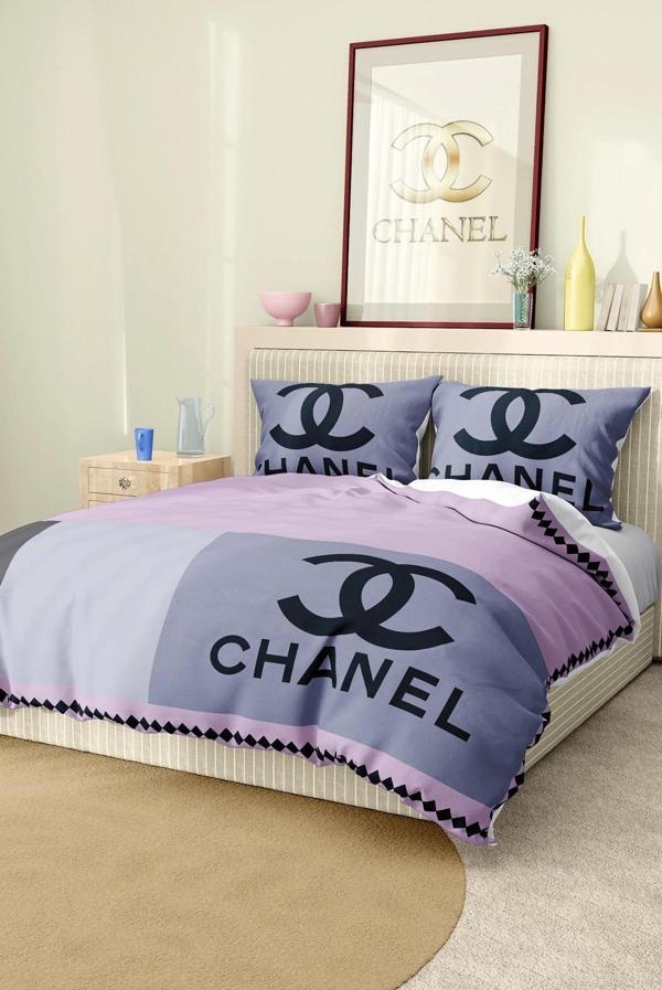 Marka Nevresim Takımı Çift Kişilik Pamuklu Saten Kumaş 6 Parça 3D Dijital Baskı Duvet Cover Set Mode - Image 1