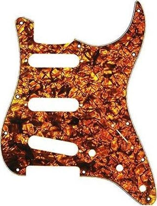 Dandrea SSS Strat Gitar Orange Pearl Pickguard DPPSTORP - Image 1