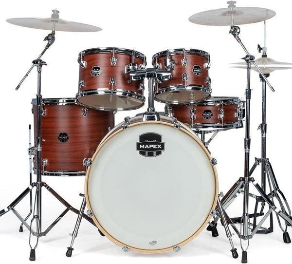 Mapex Venus Ltd. Akustik Davul 22+10+12+16FT+14S LTVE5295FTCRI - Image 1