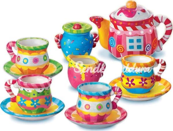 Nessiworld 4M Mini Çay Seti Boyama Seti - Image 1