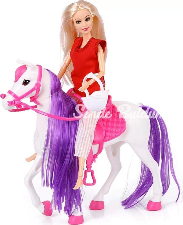 Nessiworld Jasmine Atlı Bebek BeyazPembe - Image 1