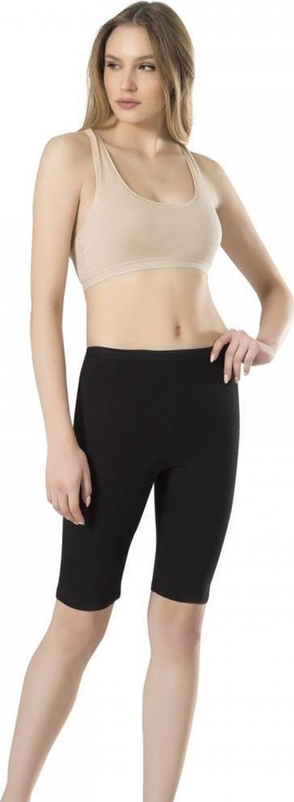 Fabony Bayan Modal Diz Üstü Kısa Tayt 1050 - Image 1