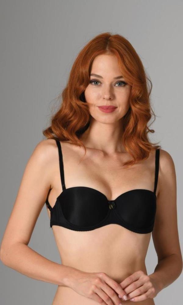 Nbb Bayan Desteksiz Sırtı Şeffaf Straplez Sütyen 3616 - Image 1