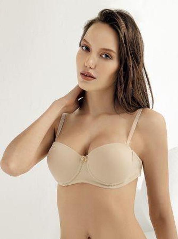 Şahinler B9375 Bade İçi Boş Arkası Şeffaf Desteksiz Sütyen - Image 1
