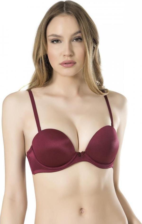 Fabony Bayan Basic Duble Dolgulu Destekli Straplez Sütyen 3040 - Image 1