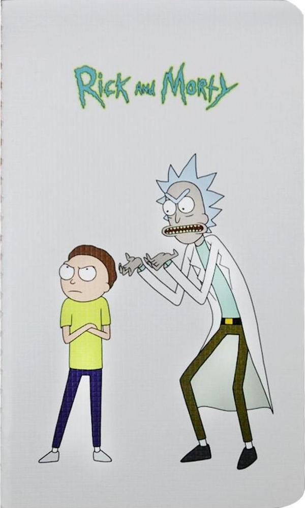 Rick And Morty Not Defteri Beyaz Kapak 35 Sayfa - Image 1