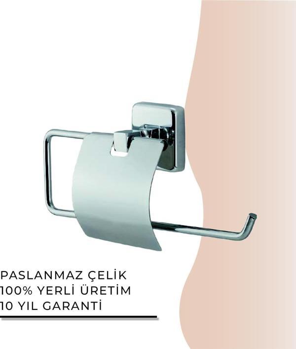 İGK YAPI - Çelik Banyo Kumru Geniş Kapaklı Kâğıt Havluluk (KU10-051) - Image 1