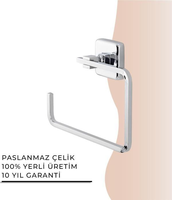 İGK YAPI - Çelik Banyo Kumru Kare Havluluk (KU10-008) - Image 1