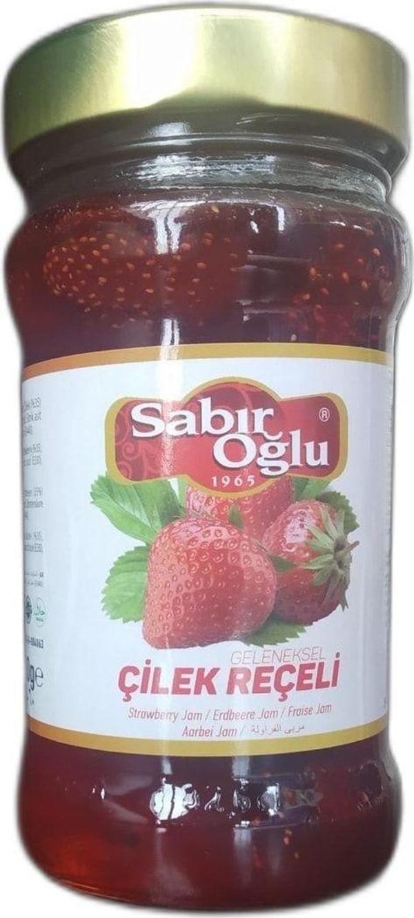 SABIROĞLU ÇİLEK REÇELİ NET 360 GR KAVANOZ - Image 1