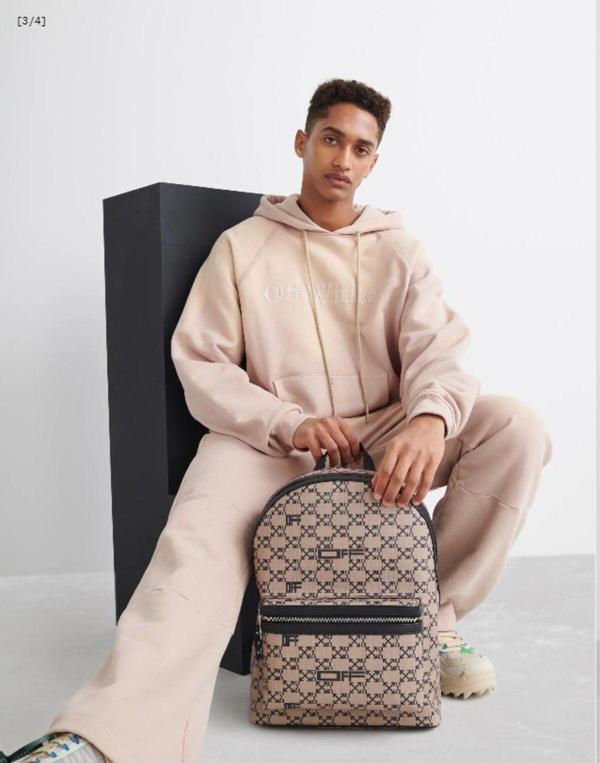 Off White Monogram Backpack - Image 1