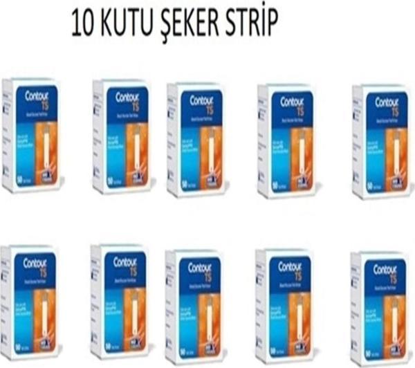 Contour Ts Kan Şekeri Test Stripi 50'li 10 Kutu - Image 1