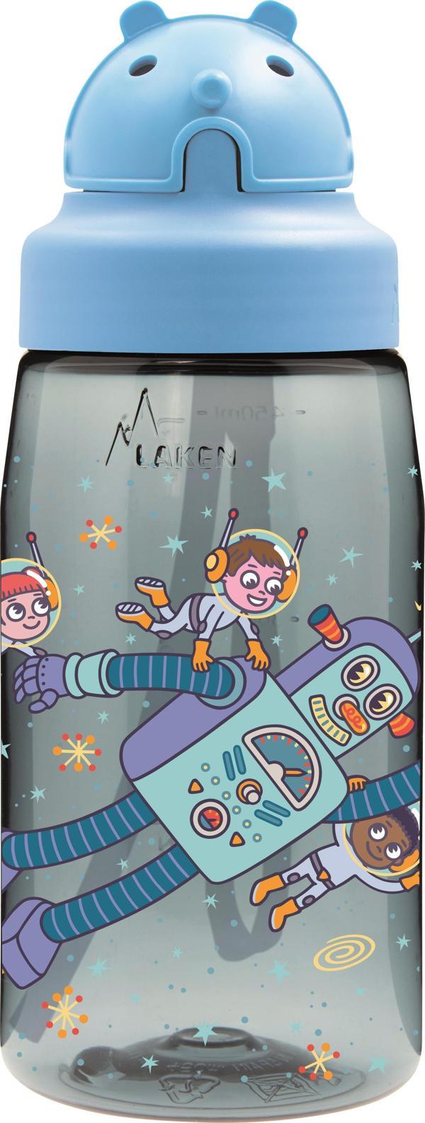 Laken OBY Kapaklı TRITAN Şişe 0,45L- Space Robot LKOBYSP - Image 1