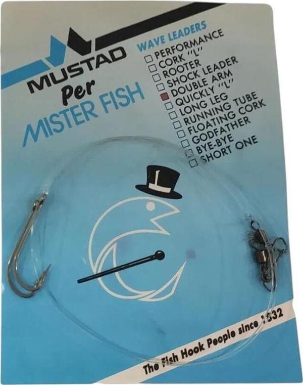 Mustad No:1 0,45mm Double Arm Lüfer Takımı   - Image 1
