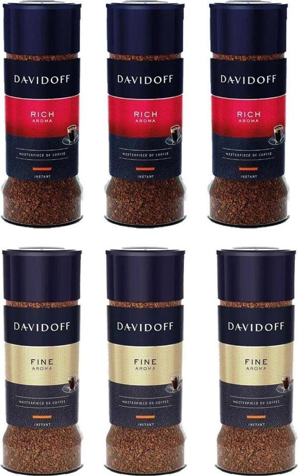 Fine Aroma+Rich Aroma Granül Kahve 100 Gr X 6 Adet - Image 1