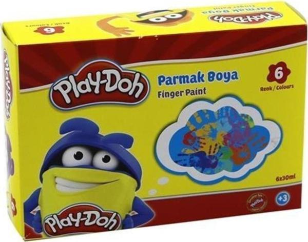 Marka: Play-doh 6 Renk Parmak Boyası 30 Ml Pr001 Kategori: Akrilik Boya - Image 1