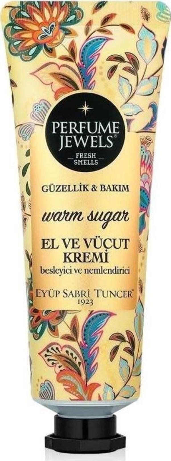 Nessiworld Eyüp Sabri Tuncer Perfume Jewels El ve Vücut Kremi 50 ml Warm Sugar - Image 1
