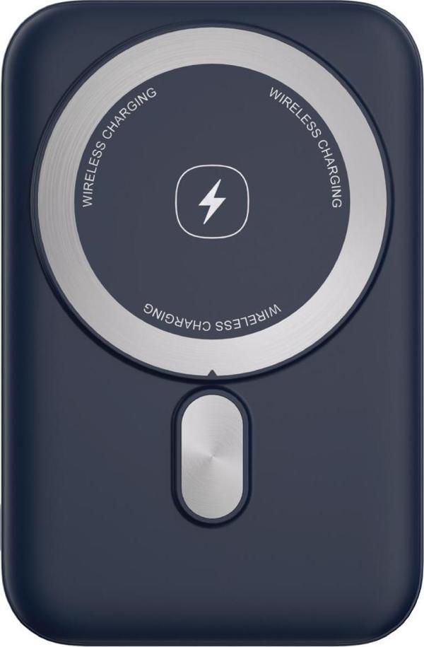 Polosmart PBS124 5.000 mAh Magsafe Taşınabilir Şarj Cihazı Powerbank Navy - Image 1