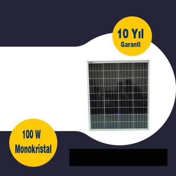 Gepser 100 Watt Monokristal Güneş Paneli - Image 1