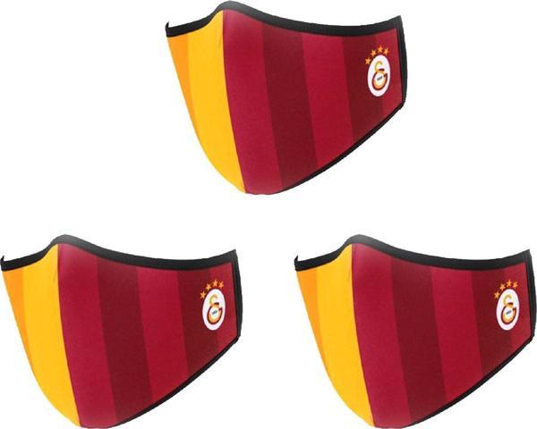 Galatasaray Orijinal Lisanslı Parçalı Maske Yıkanabilir Nano Kumaş - Image 1