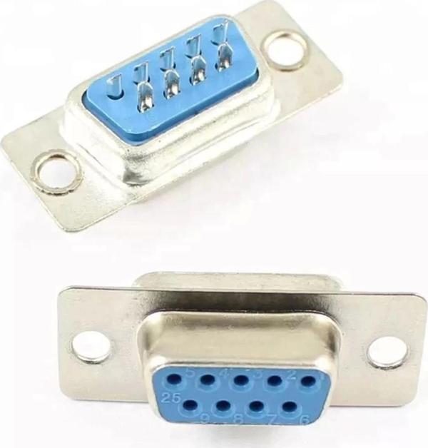 9 Pin Dişi D-sub Konnektör Db9 Lehim Tipi Rs232 Seri Pc - Image 1