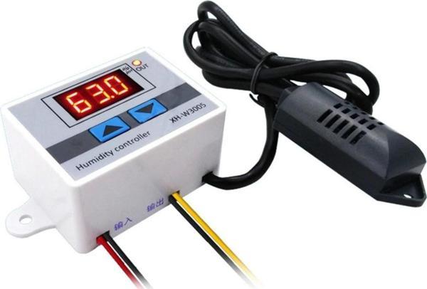 XH-W3005 AC 220V Dijital Nem Kontrol Cihazı 120W Güç Kuluçka Depo Oda Sera Havalandırma - Image 1