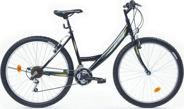 Bisan MTS 4100 26 Jant 21 Vites Bayan Dağ Bisikleti Siyah  / Yeşil 44CM Kadro - Image 1