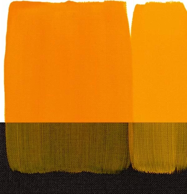 Maimeri Acrilico Akrilik Boya 500ml No:114 Permanent Yellow Deep - Image 1