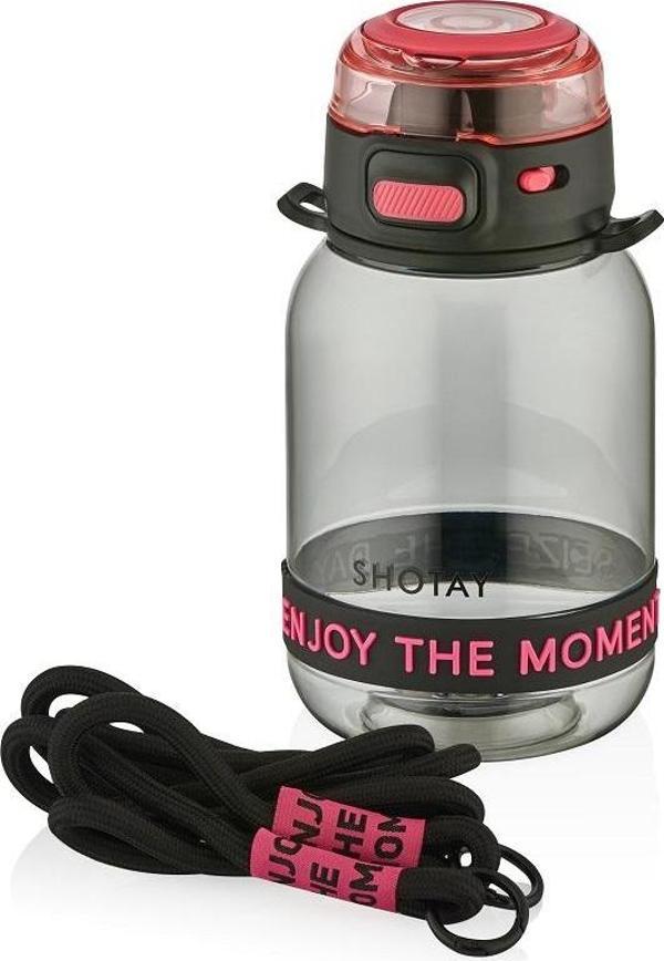 Shotay ST-7104 700ml Siyah Tritan Matara - Image 1