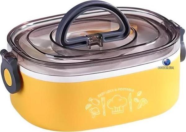Vagonlife VGN540 1000ml Sarı Çelik Saklama Kabı - Image 1
