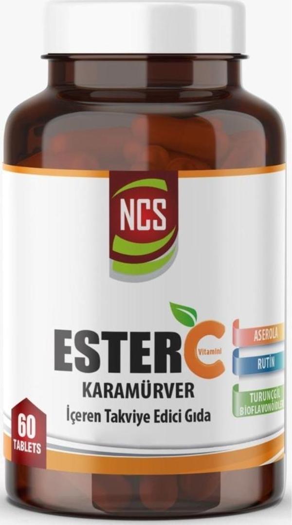 Ncs Ester C Vitamini 1000 Mg Kara Mürver Vitamin C 60 Tablet - Image 1