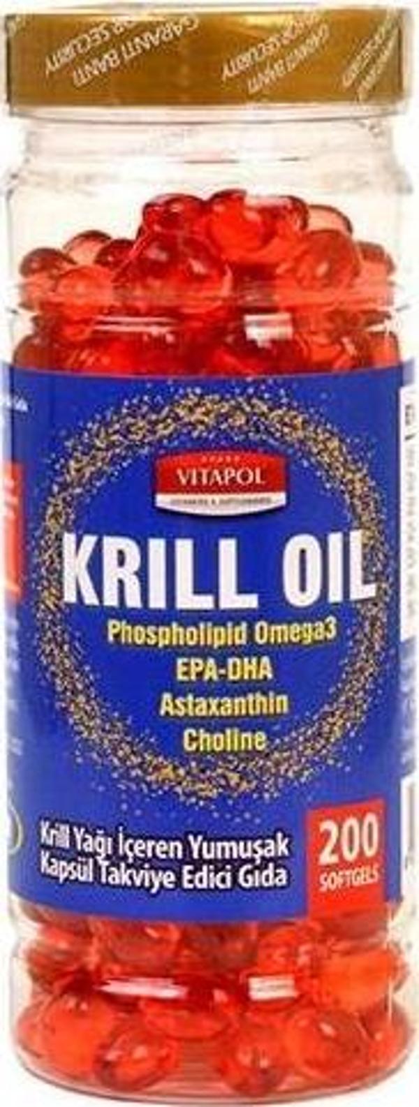 Vitapol Krill Oil 200 Yumuşak Kapsül - Image 1